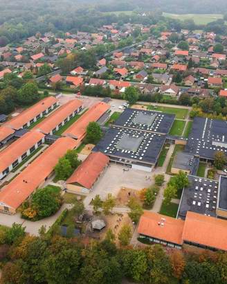 Beder Skole - Luftfoto